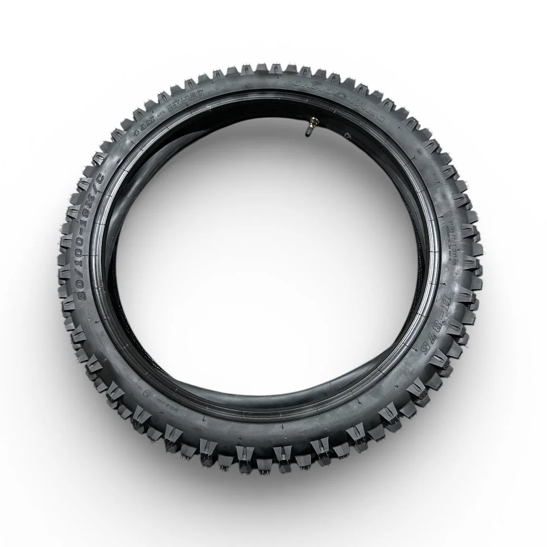 80/100-19 Rear Tyre & Tube for E-Ride Pro Bikes