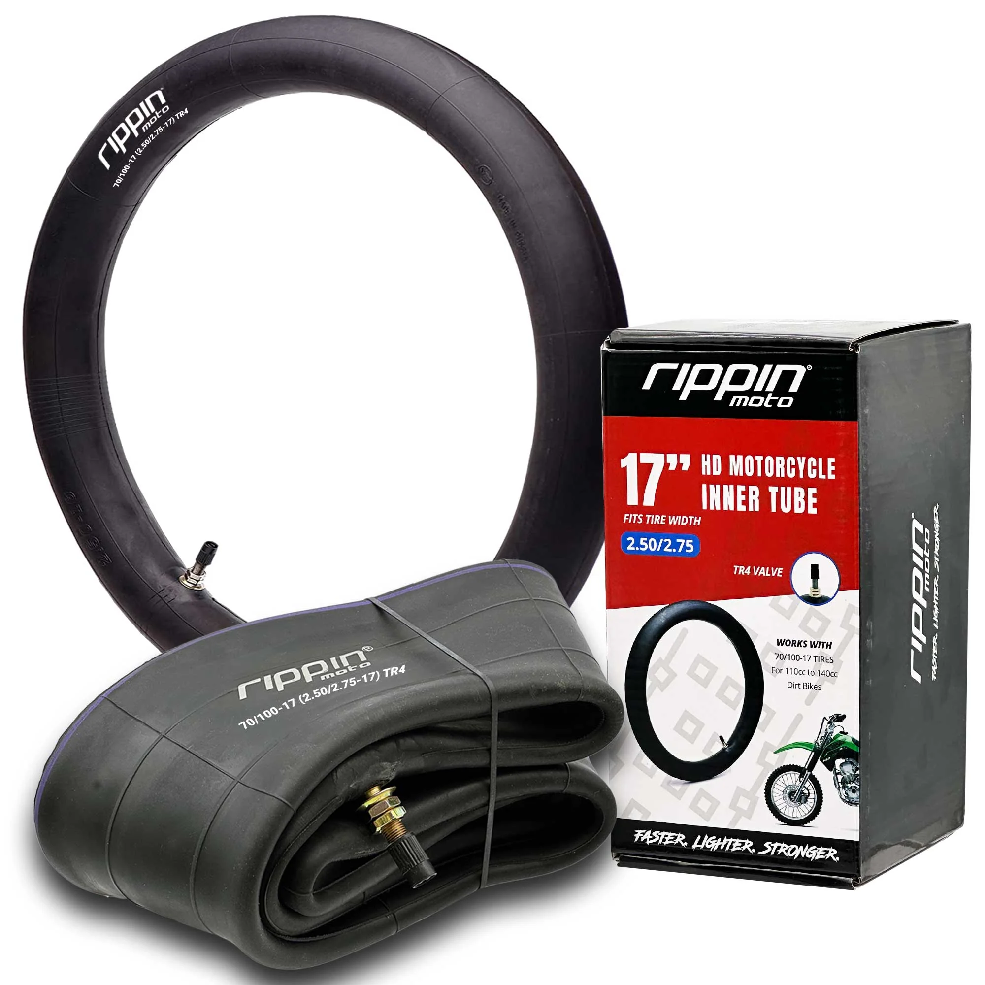 70/100-17 (2.50/2.75-17) Heavy Duty 17" Inner Tube | 3mm Thick