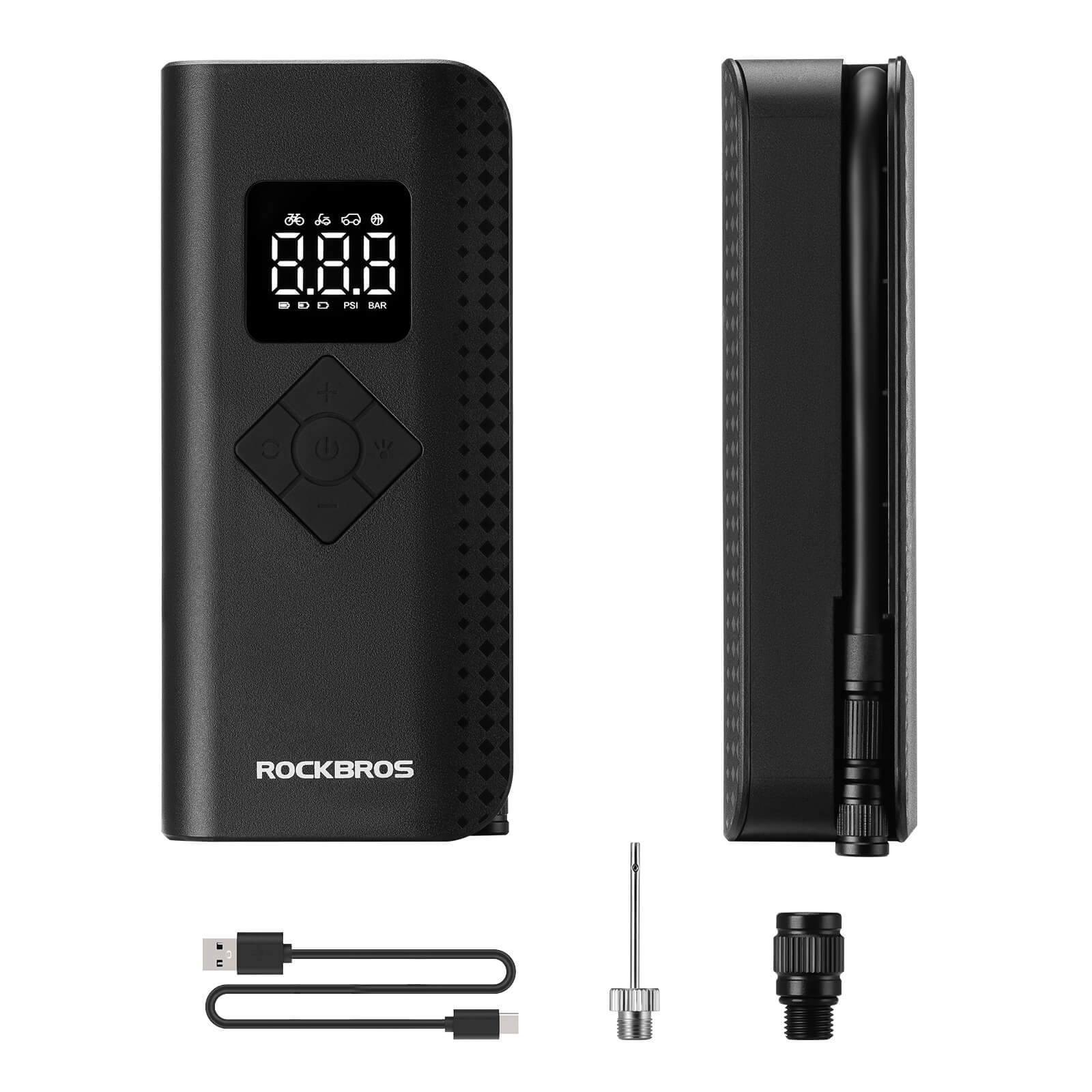 150 PSI Portable Electric Air Pump | e-moto E-Bikes and E-Scooters
