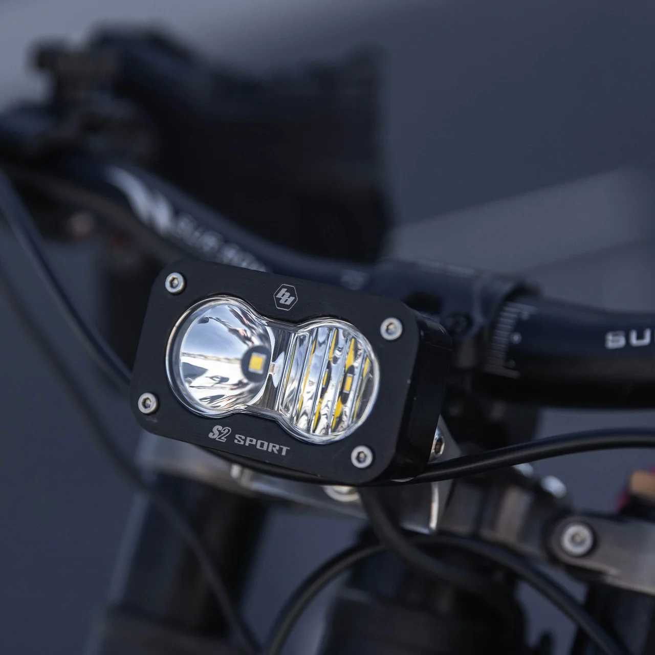 Baja Designs S2 Sport Headlight + Project 9 CYBERLIGHT V2 Bundle | By Baja Designs & Project 9 | For Sur-Ron, E Ride Pro, and Talaria Electric Bikes