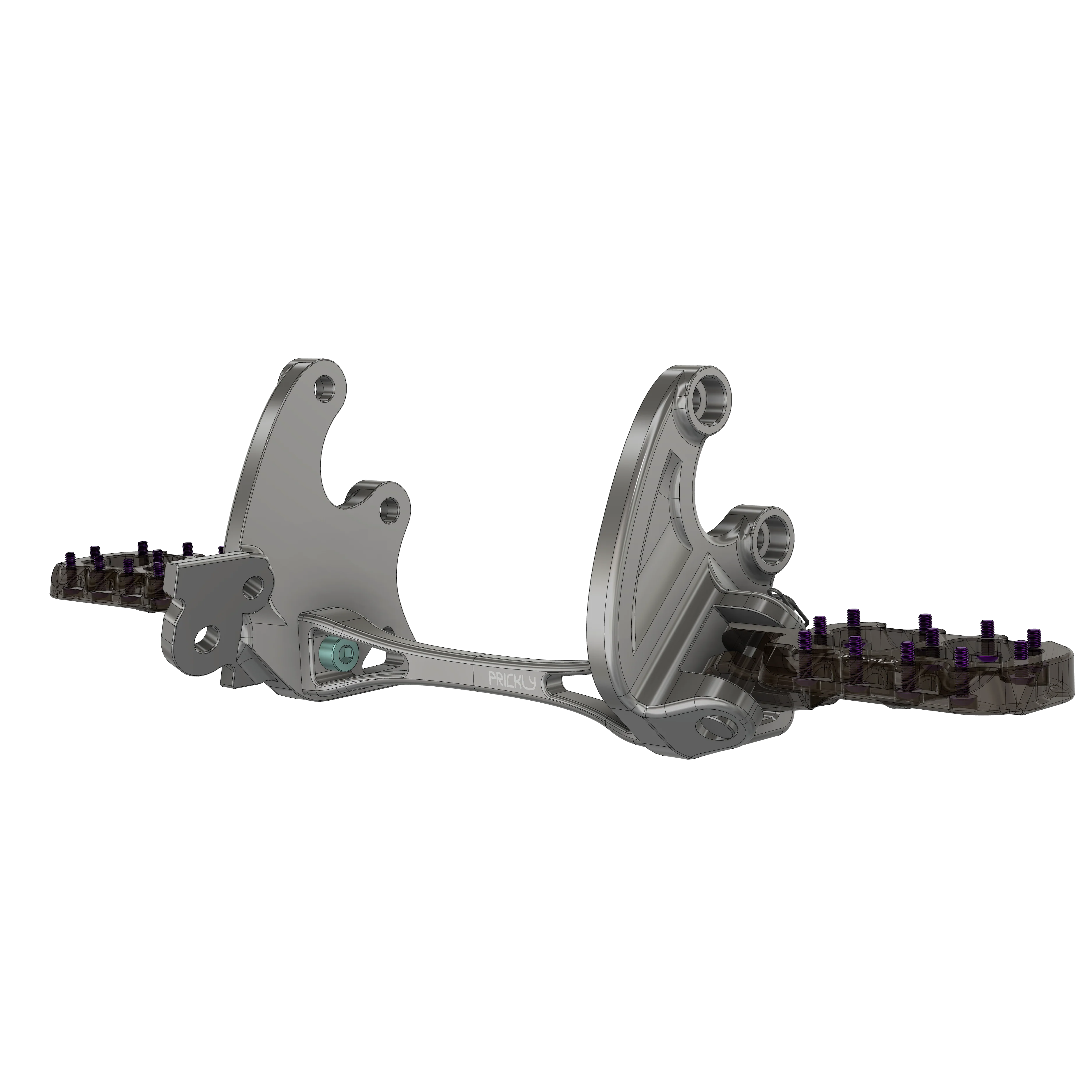 Billet Footpeg Bracket Kit | Sur Ron Light Bee X | By Prickly Motorsports