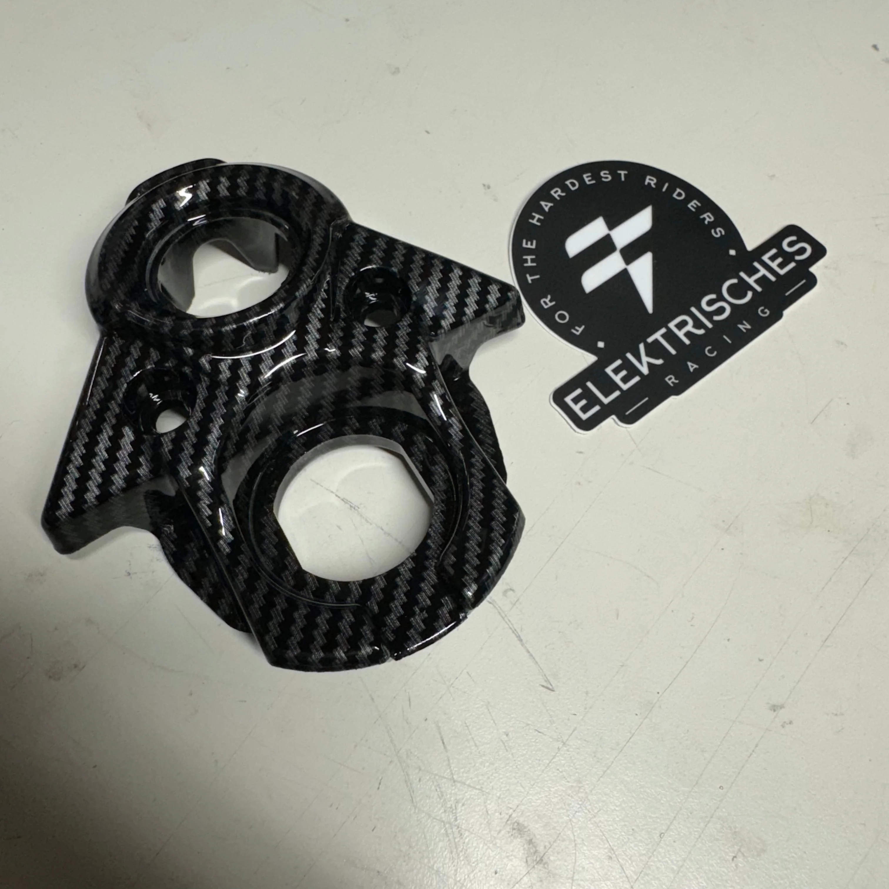 Carbon Fiber Style Ignition Cover for Sur Ron Light Bee