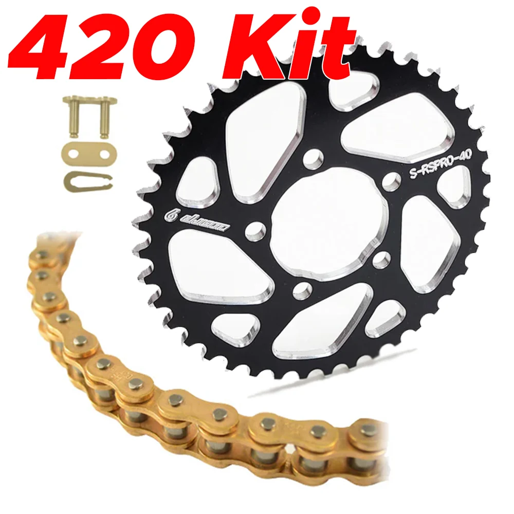 EK 420SH Chain & Sprocket Bundle | for Surron, E-Ride Pro, Talaria & More