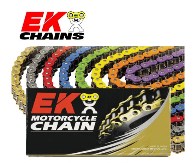 EK 520 MVXZ Quadra-X Ring Chain 120 Link (Multiple Colors) | For Electric & Gas Motos
