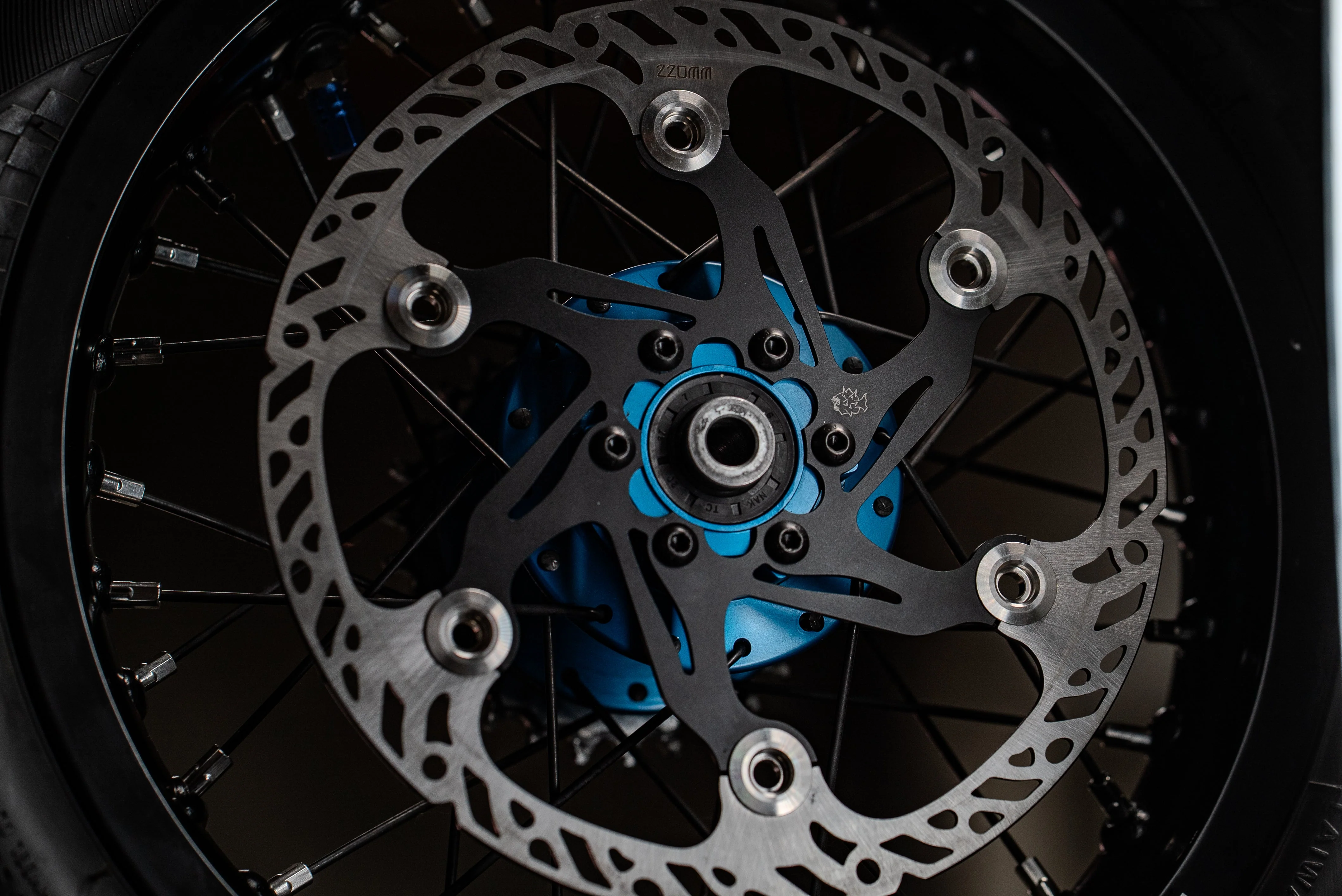 Full Floating Brake Rotor 220mm | Sur Ron Light Bee X | By Prickly Motorsports