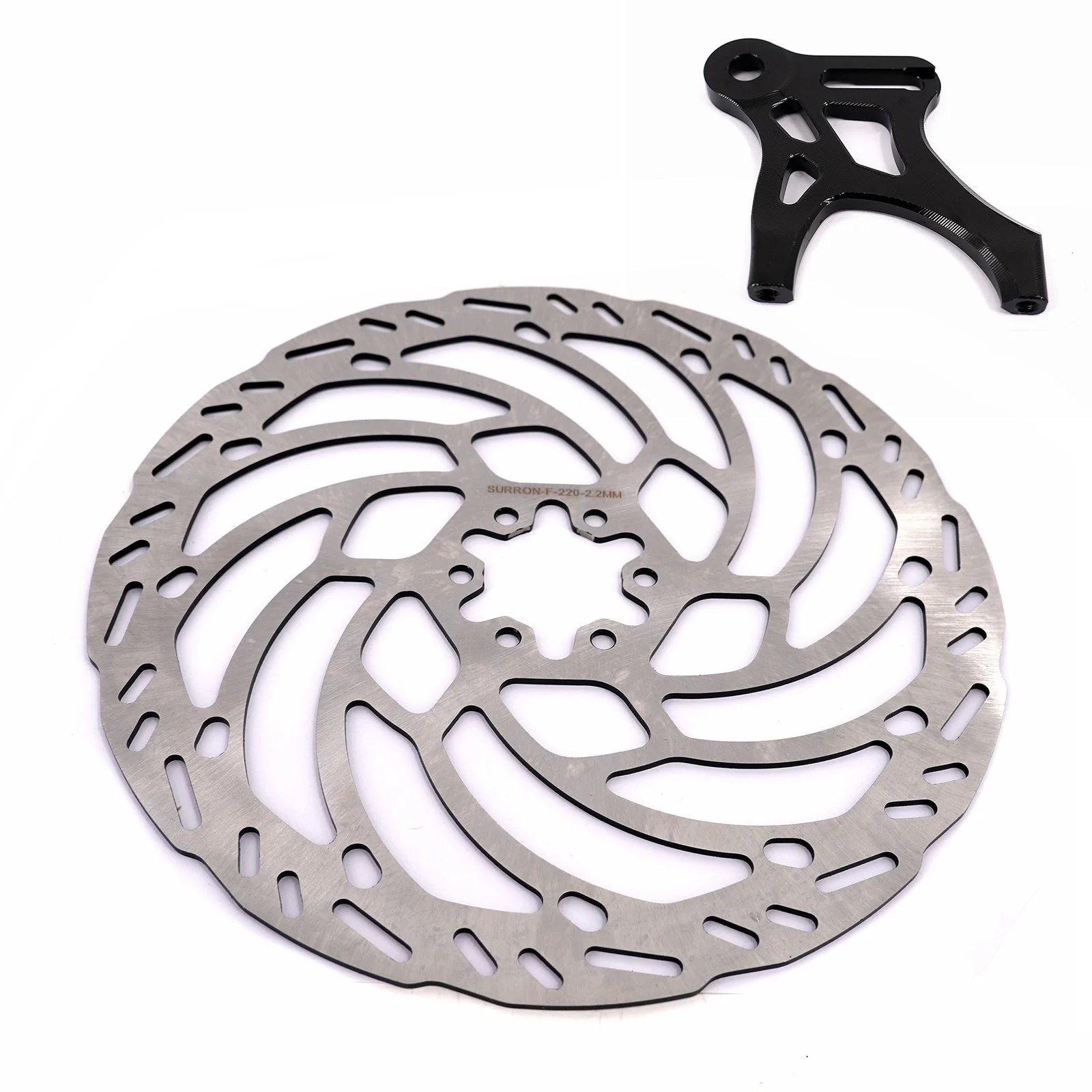 Rear 220mm Brake Disc & Adapter Kit | Sur Ron, Segway X, E-Ride Pro SS | By KKE