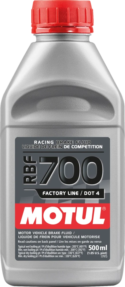 Motul RBF 700 Factory Line Brake Fluid | DOT 4 | 100% Synthetic | 500mL