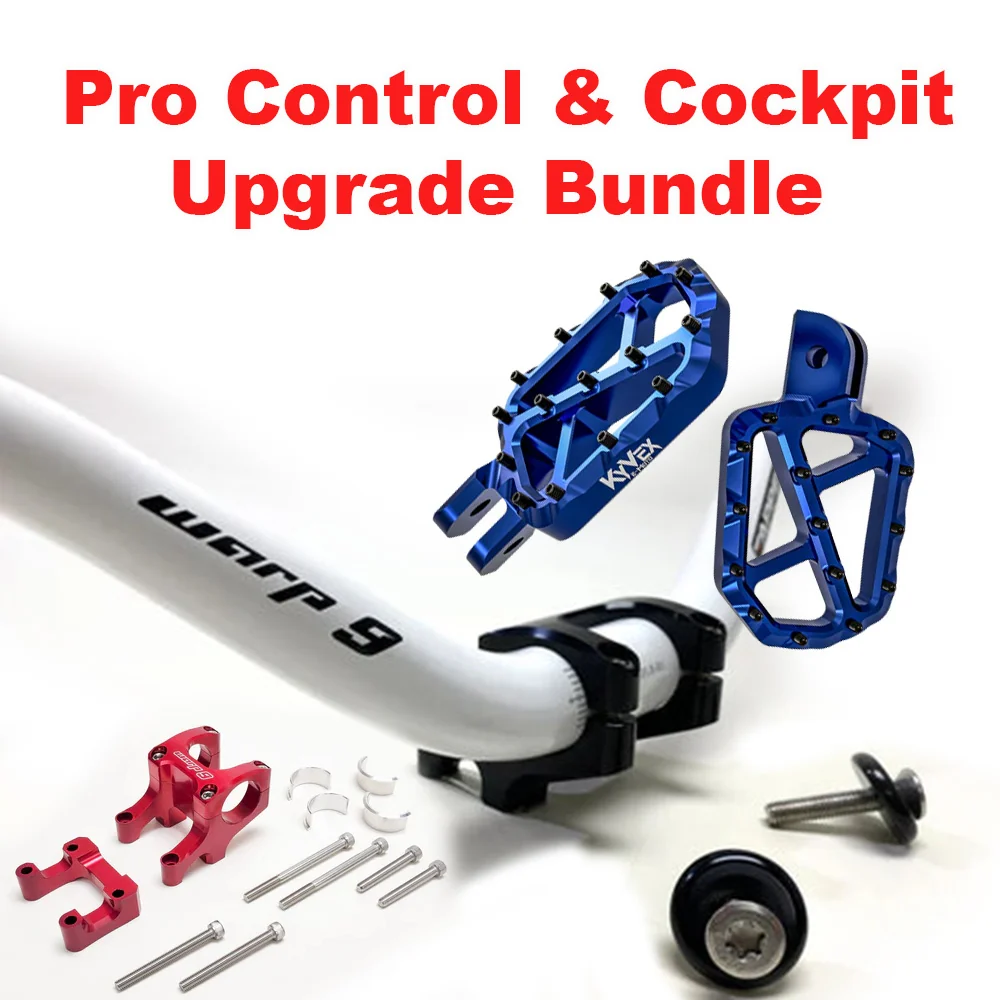 Pro Control & Cockpit Upgrade Bundle | By KyVex & Warp 9 | For Sur Ron, Talaria, E Ride Pro & E-Moto Builds