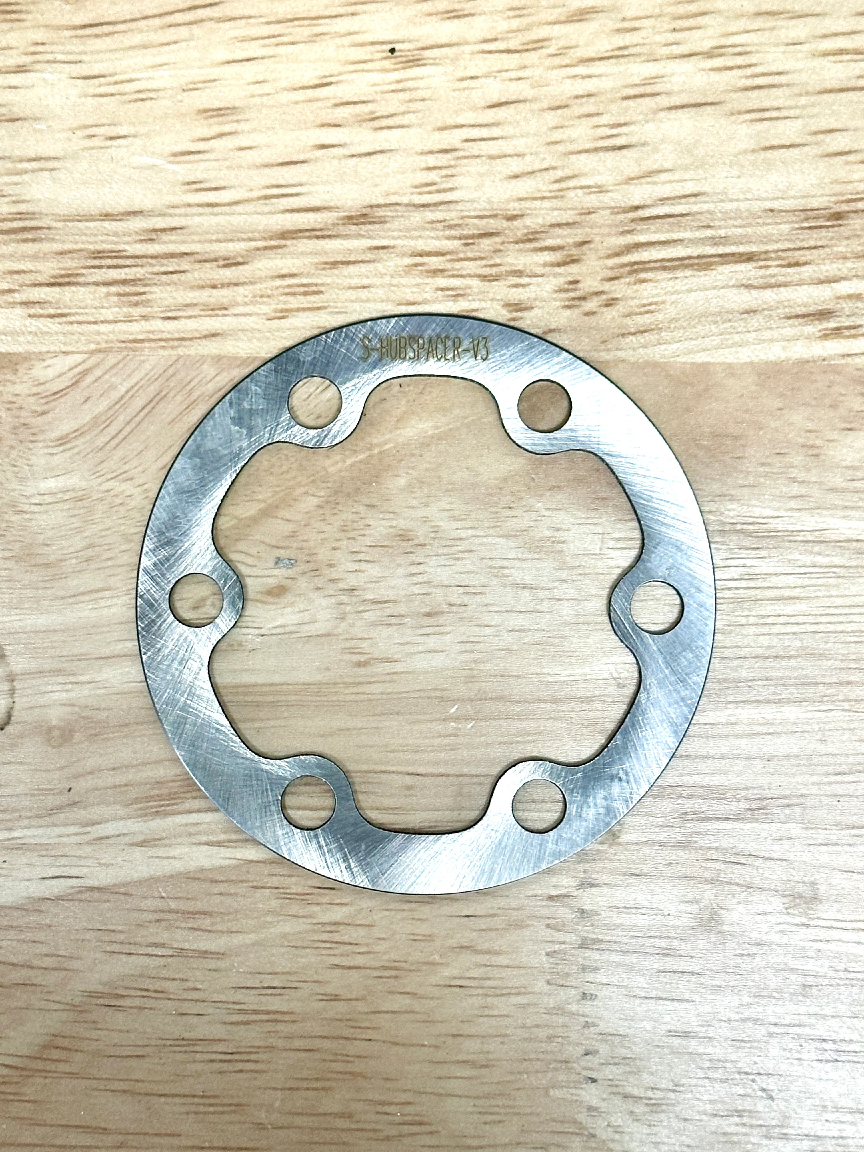 Rear Wheel Hub Spacer for rear brake for Warp 9 rear wheels