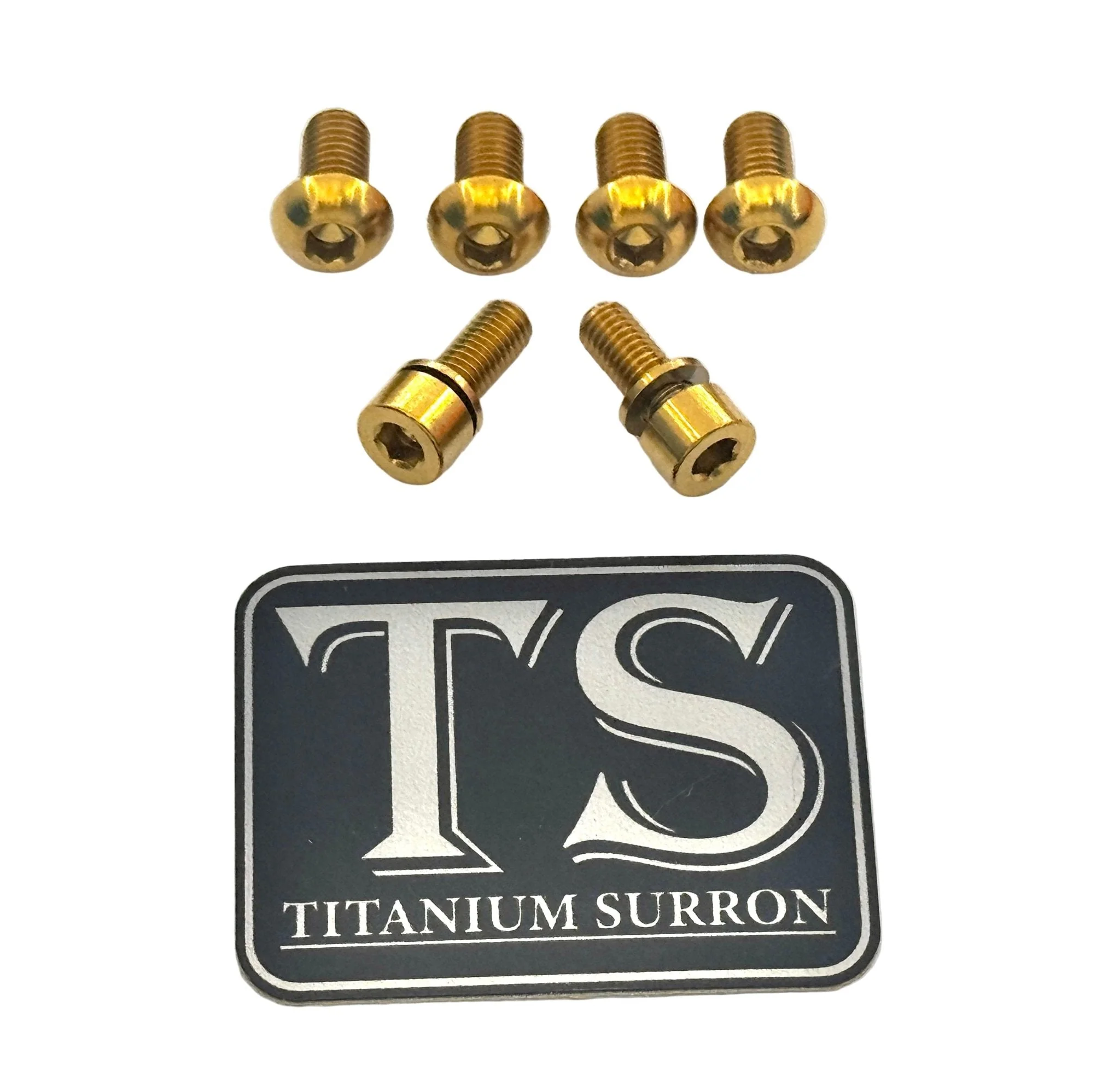 Titanium Headlight Mount Bolt Kit | E-Moto Headlight Hardware