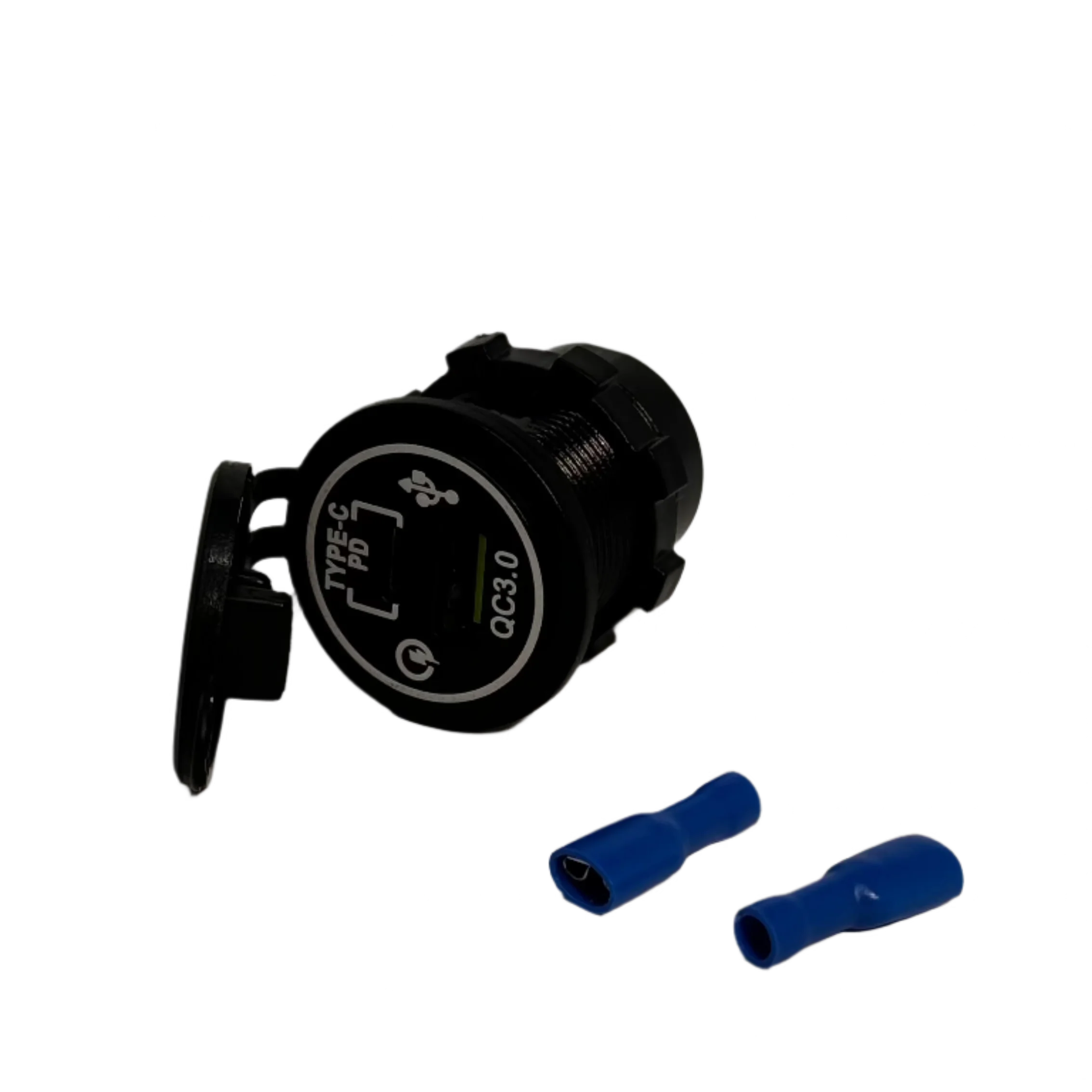 USB 3.0 + USB-C Port Assembly – Sur Ron & E-Ride Pro – By Prickly Motorsports
