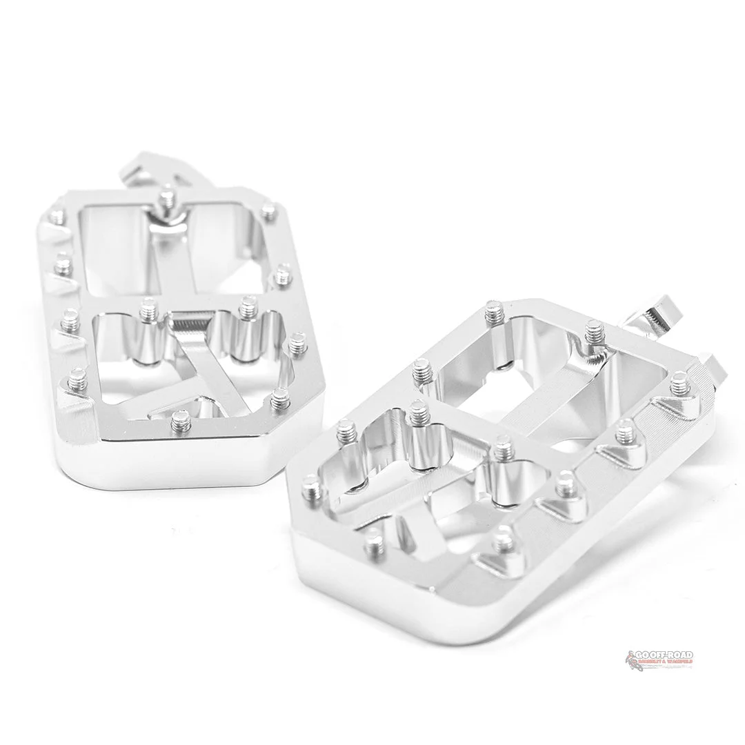 Aftermarket Wide Silver Foot Pegs For SUR RON Light Bee - View 4
