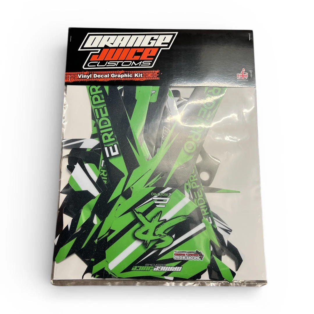 E-RIDE PRO SR FULL COVERAGE RACING GRAPHICS KIT - View 3
