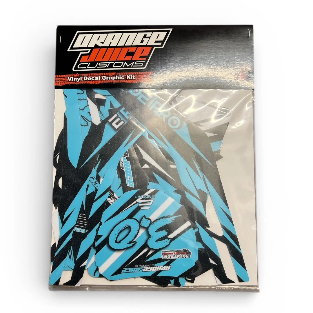 E-RIDE PRO SS 3.0 FULL COVERAGE RACING GRAPHICS KIT - View 2