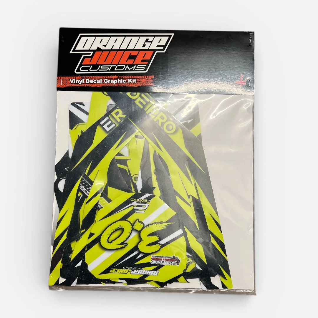 E-RIDE PRO SS 3.0 FULL COVERAGE RACING GRAPHICS KIT - View 3