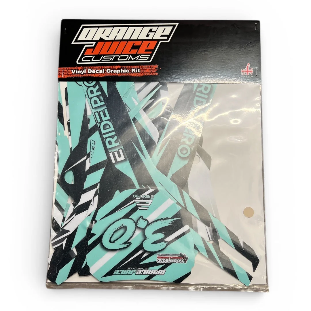 E-RIDE PRO SS 3.0 FULL COVERAGE RACING GRAPHICS KIT - View 4