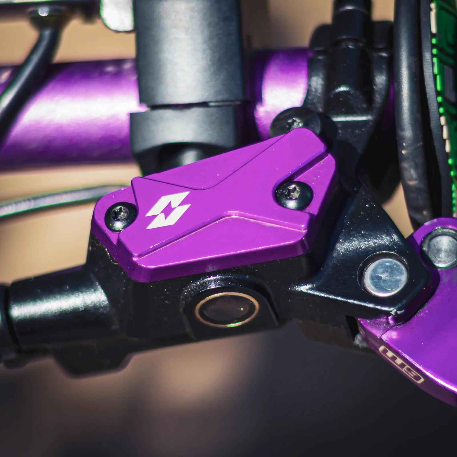 Full-E Charged Brake Reservoir Caps for Light Bee - View 3