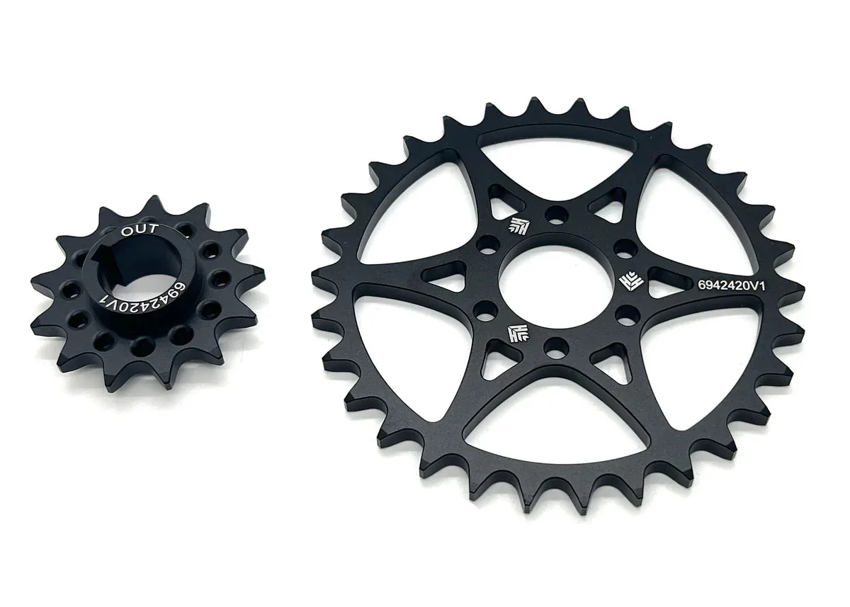 GritShift Heavy Hitter 420 Primary O-Ring Chain Drive Conversion Kit for Sur Ron, E Ride - View 3