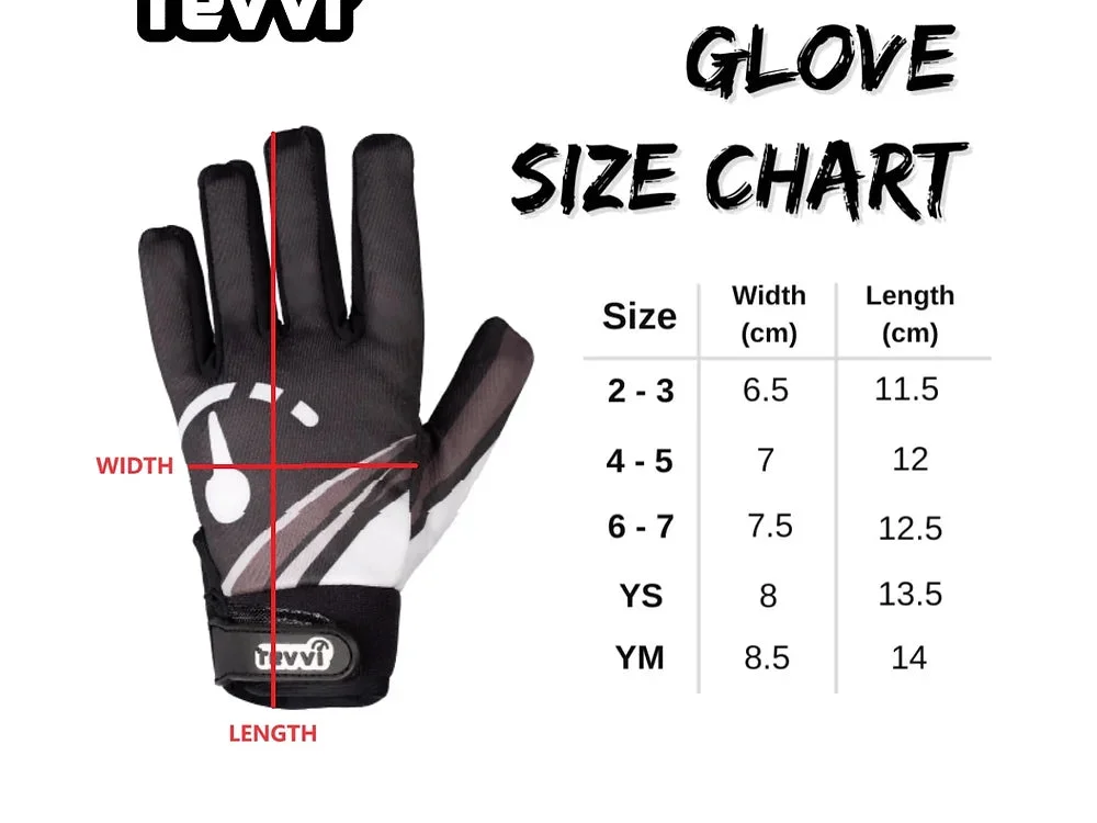 KIDS BIKE GLOVE FULL FINGER (REVVI) - View 4