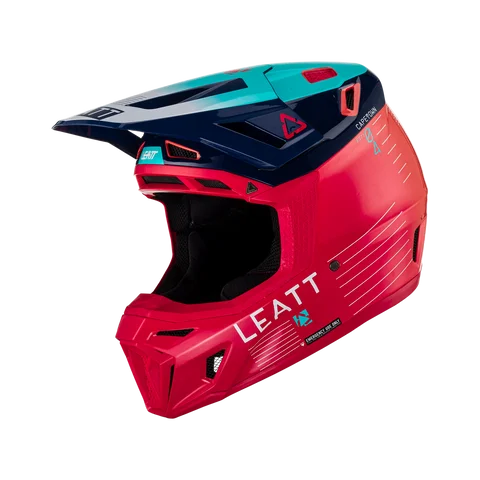 LEATT 8.5 V23 RED HELMET & GOGGLES - View 2
