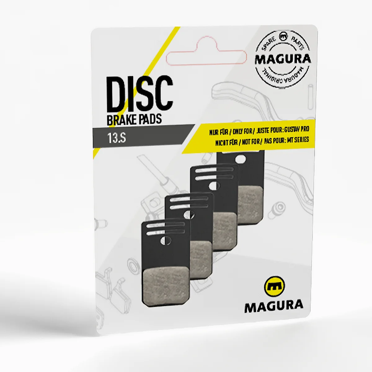 Magura Brake Pads 13.S for GUSTAV PRO (PU = 1 set) - View 3