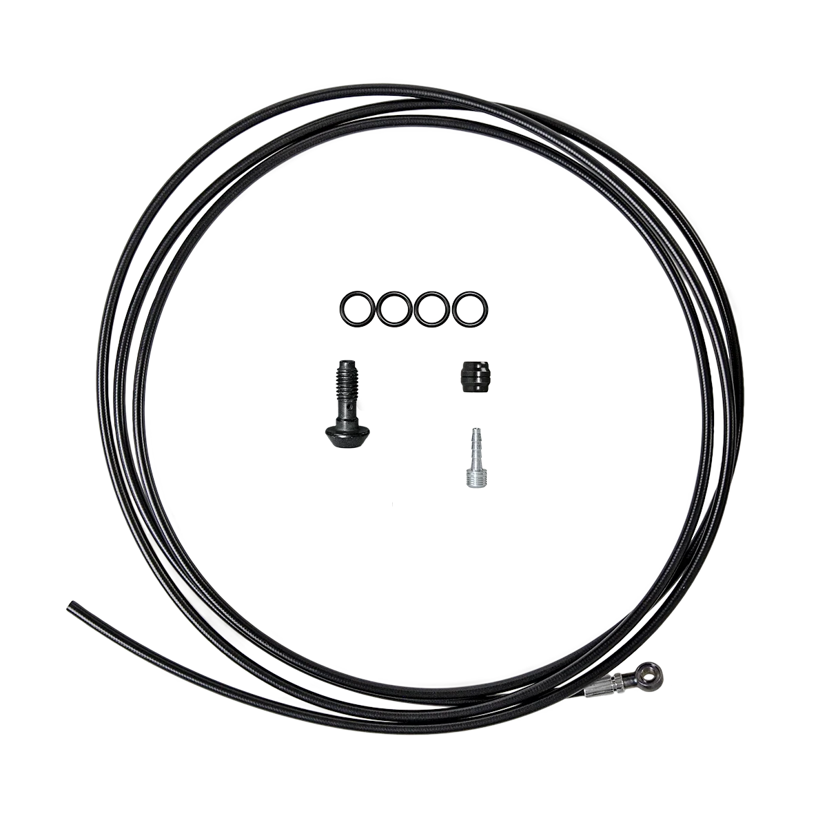 Magura Disc Brake Tubing/Line for MT4 to MT TRAIL SL, Black - Fits Magura MT5