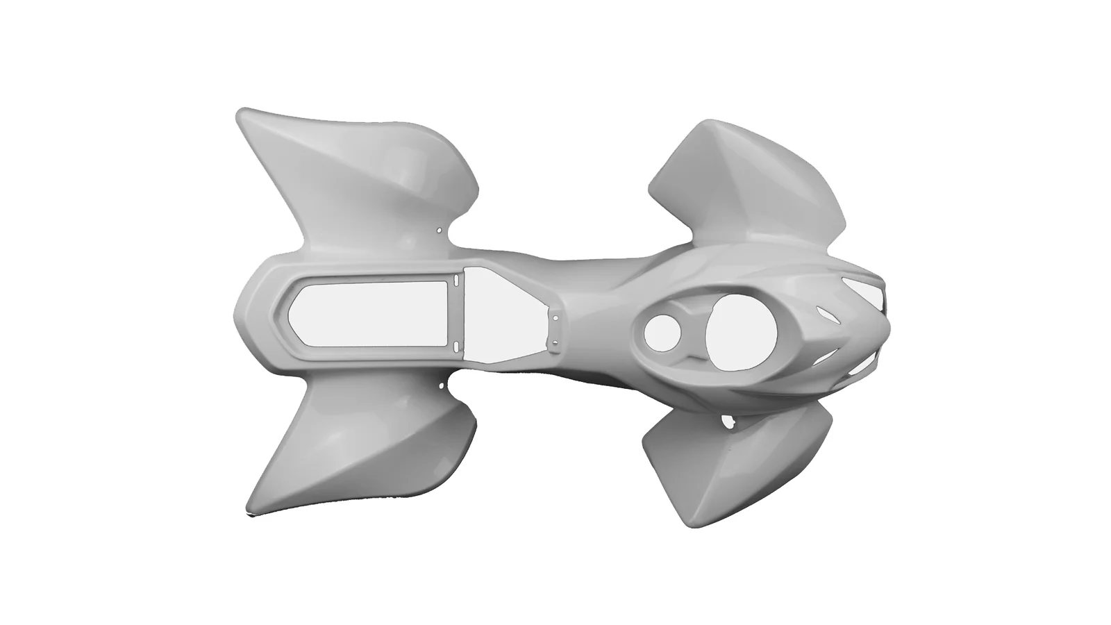 Plastics - White ACDC Electric Quad