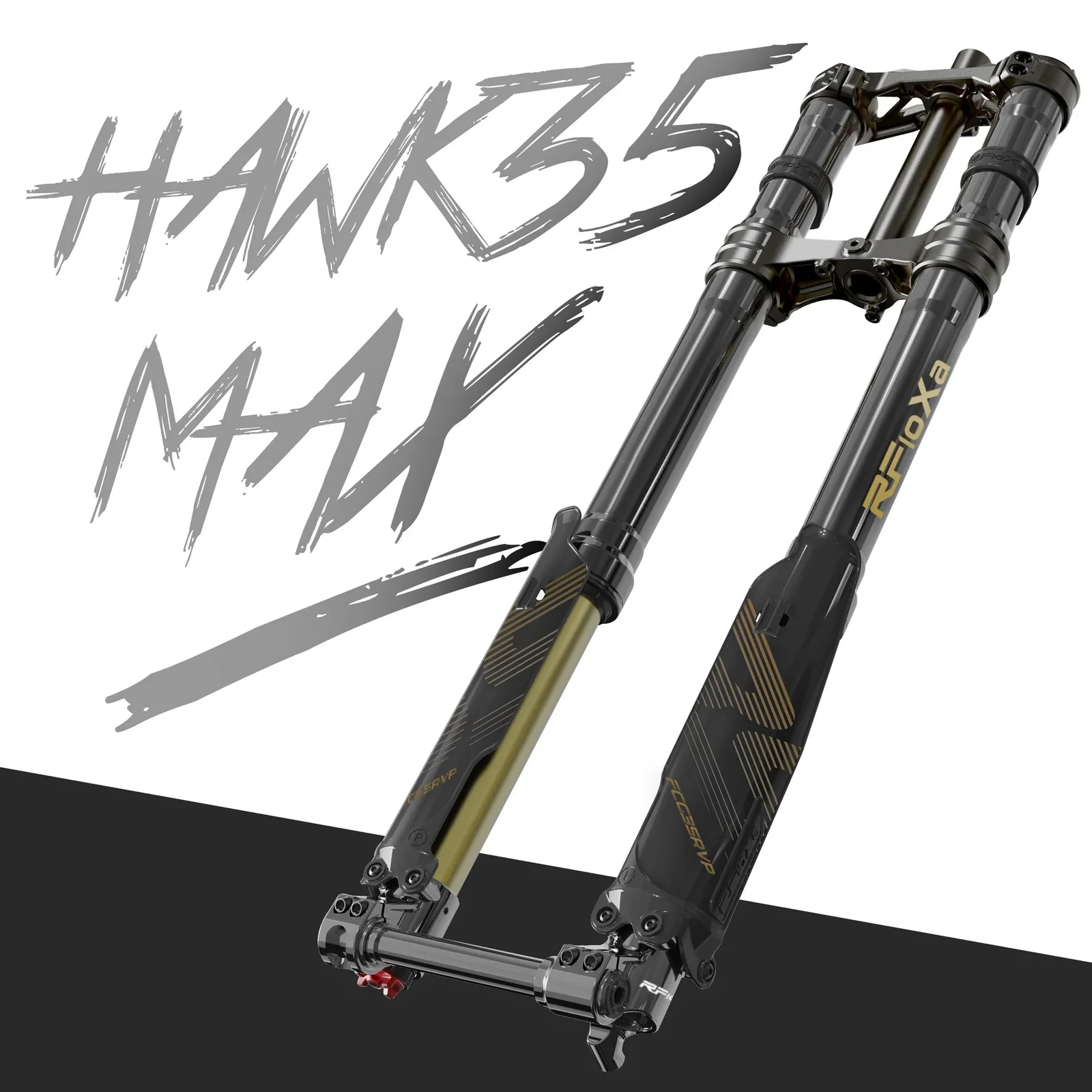 RFLOXA HAWK35 MAX BLACK Front Fork & Rear Shock Bundle E RIDE PRO 3.0/SR - View 4