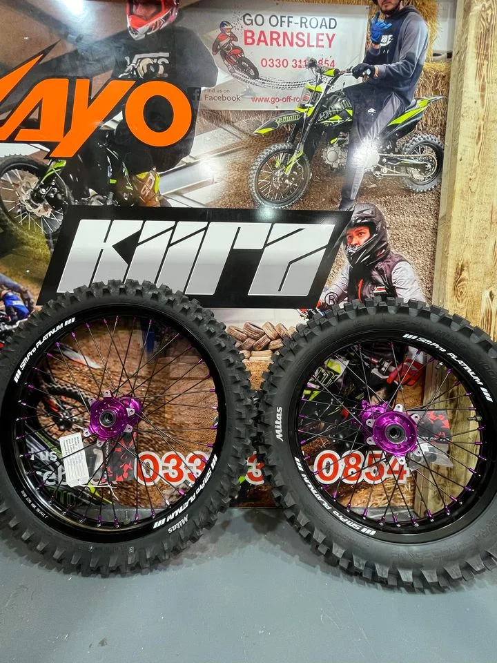SM PRO ULTRA BEE WHEEL SET 21/18 - STANDARD PURPLE/PURPLE COMBO - View 2