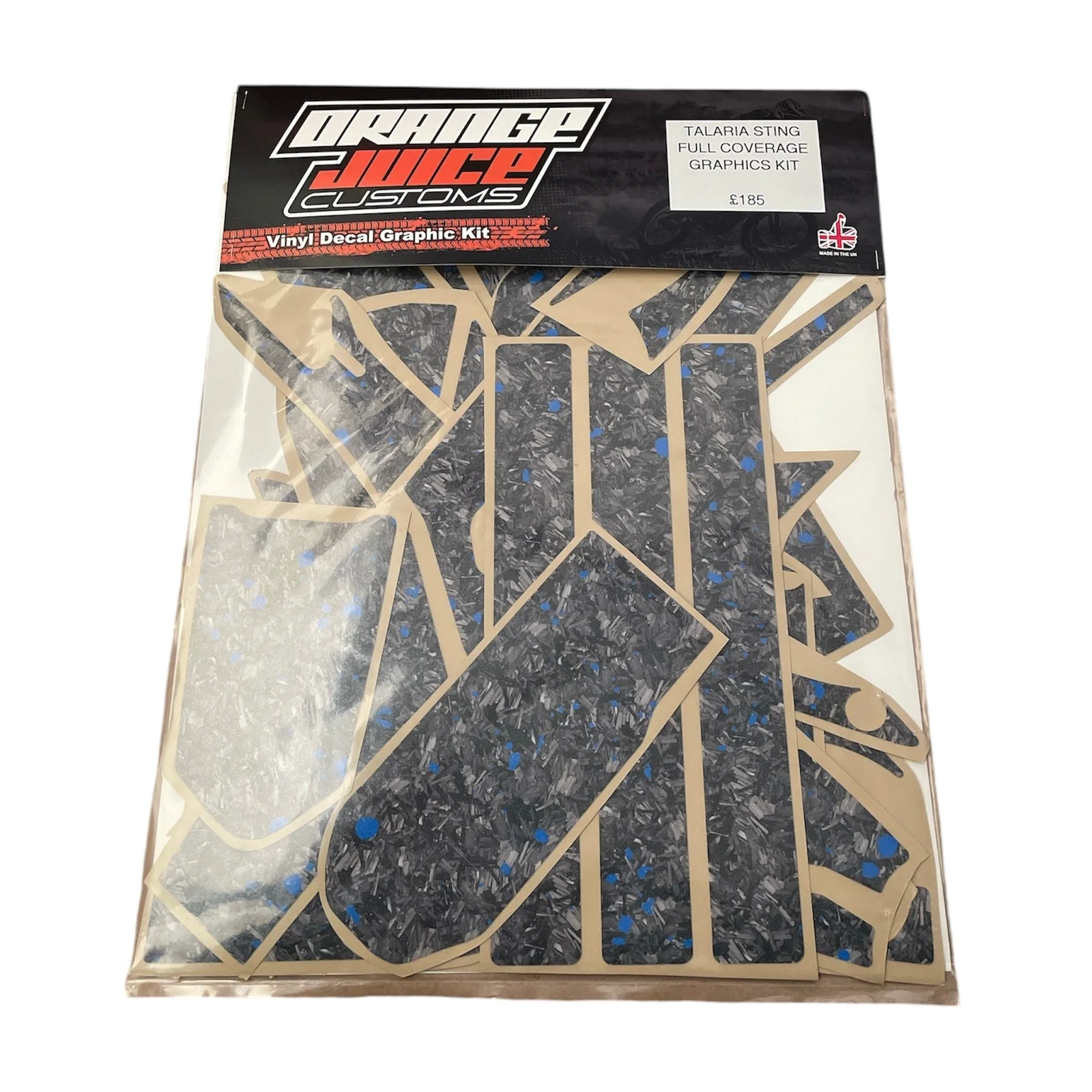 TALARIA STING FULL COVERAGE GRAPHICS KIT - FORGED CARBON - View 3