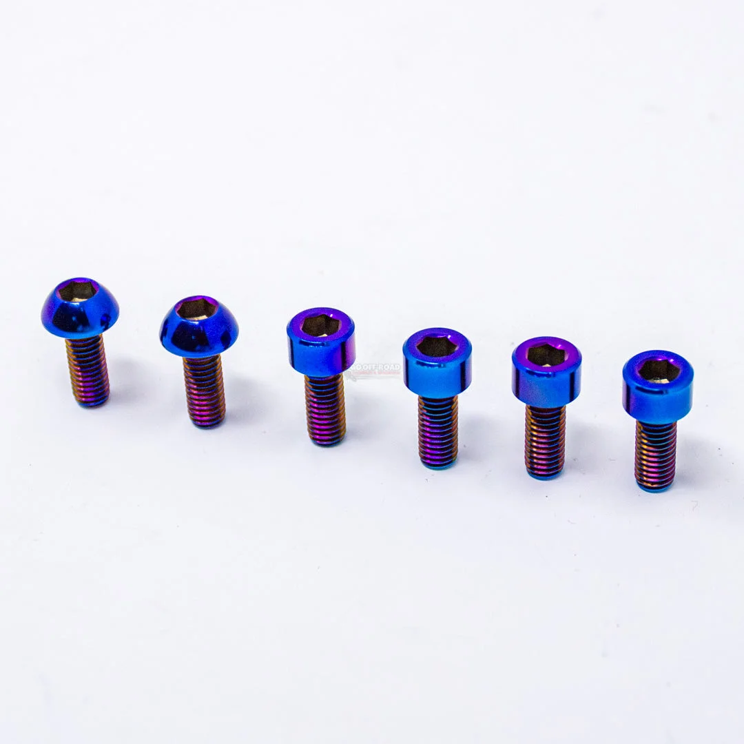 Warp 9 E-Moto Handguard Titanium Bolt Kit for SUR RON LIGHT BEE