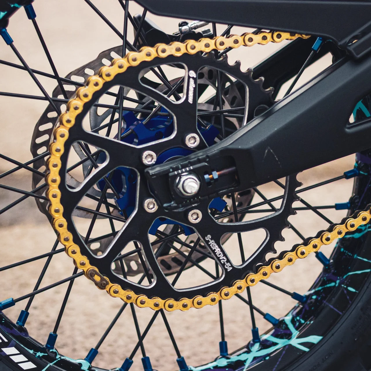 Warp 9 E-Moto Rear Sprocket For Sur Ron Light Bee & Talaria Sting - View 2