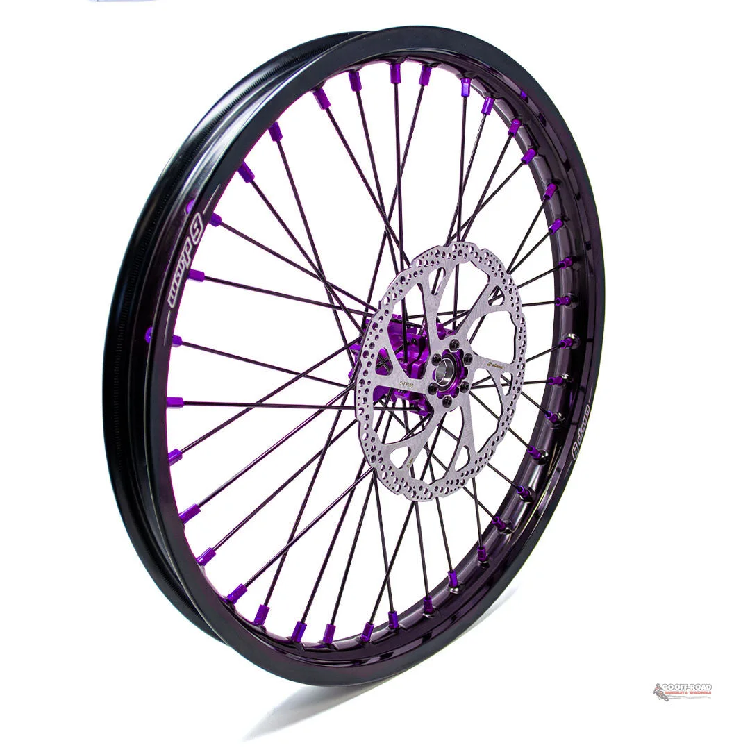 Warp 9 Sur Ron Light Bee Front Wheel Purple 19 -