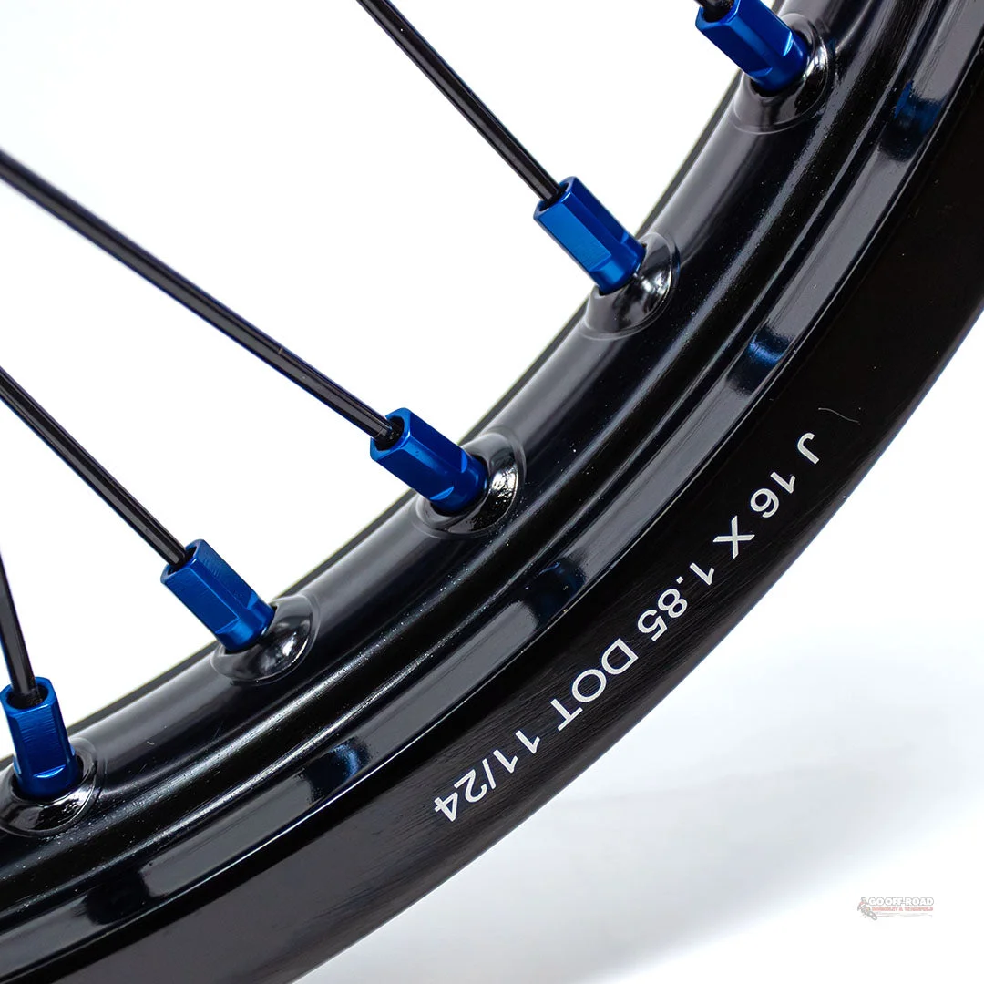 Warp 9 Sur Ron Light Bee Rear Wheel Blue 16 - - View 2