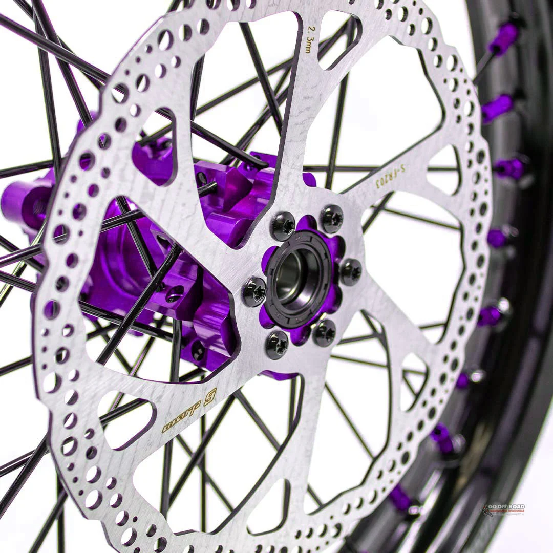 Warp 9 Sur Ron Light Bee Rear Wheel Purple 16 - - View 2