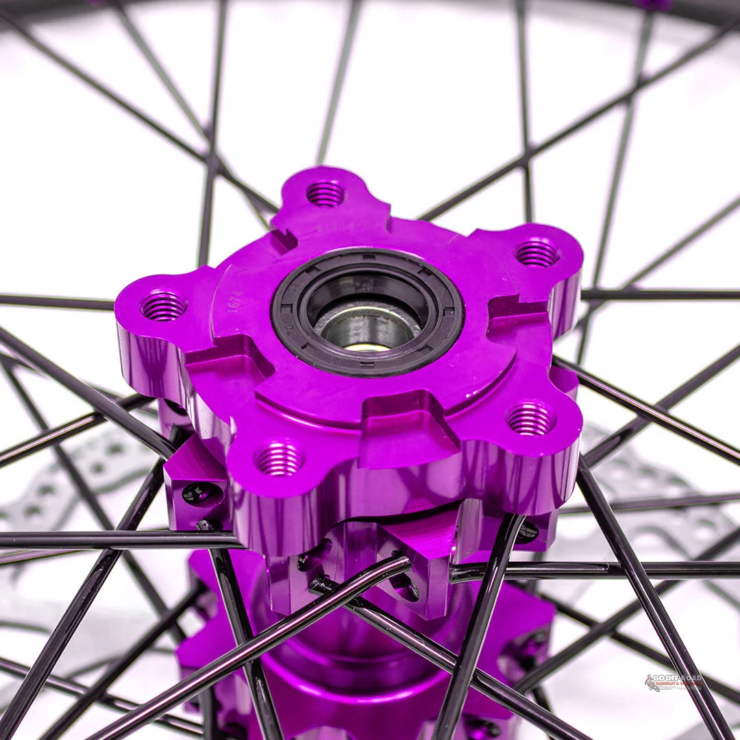 Warp 9 Sur Ron Light Bee Rear Wheel Purple 16 - - View 3