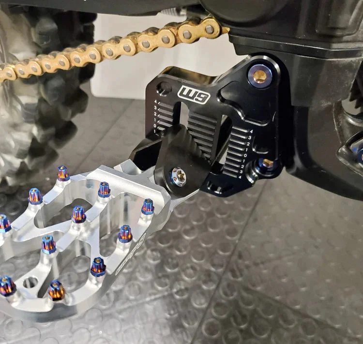 Warp 9 Sur Ron Ultra Bee Adjustable Foot Peg Mount - View 4