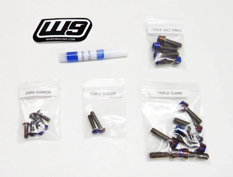 Warp 9 Titanium Fork Bolts - EXPECTED FEBRUARY - View 2